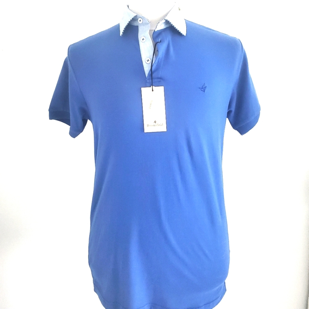 NWT Brooksfiled Men's Short Sleeve Polo Shirts